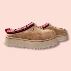 UGG Women's Tazz Platform Slipper, Chestnut - Size 7